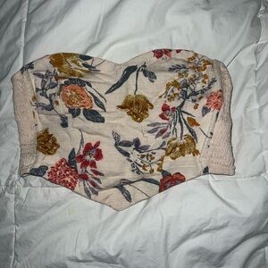 Urban Outfitters Floral Crop Top - Multicolor